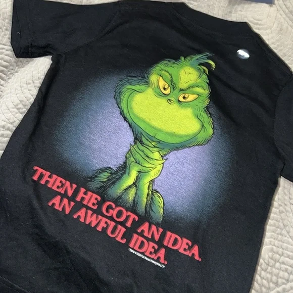 Puma Red Cap and Abercrombie kids Black Grinch Tee - Picture 2 of 6